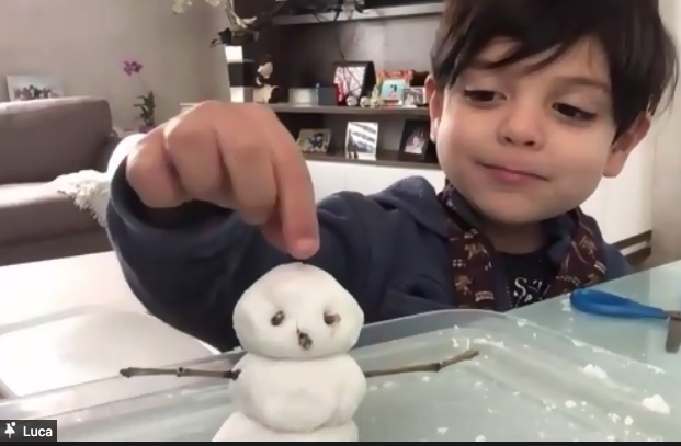 rociosuarez's tweet photo. How can we make a snowman without snow? Let's make it with fake snow!  #beingcreative #problemsolvers #beingsoproud #makingtheirfakesnow #makingpredictions #learningisfun  @ASFM_official https://t.co/GnuqVIHEcy