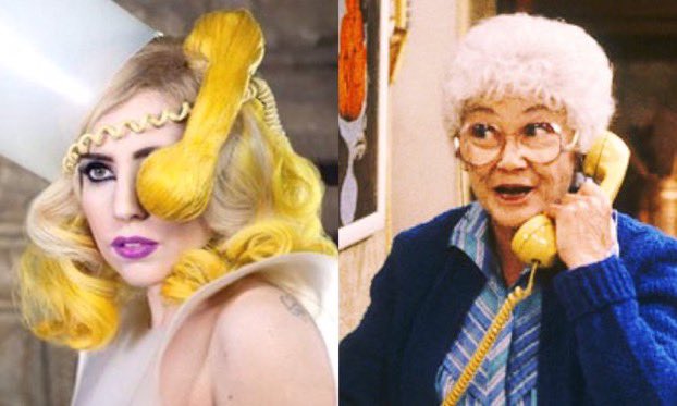 Here’s a thread of Lady Gaga resembling things. *don’t scroll past*