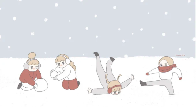 ヤホー初雪✌️ 