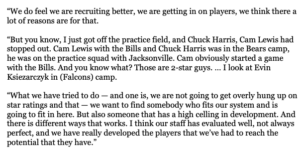 Talked w/  @CoachLeipold &  @ByTimGraham on a recent TGAF podcast about  @UBRecruiting surge (21:20), star ratings, player development, spring football recruiting in NYS, local walk-ons & the importance of facility upgrades. 