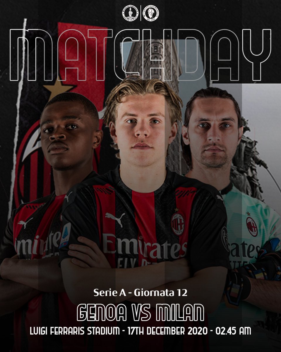 MILAN DAY! 🔴⚫

Mimin balik lagi nih, usai imbang melawan Parma di giornata 11, AC Milan akan bertandang ke markas Genoa dalam lanjutan #SerieA nih!

Gimana prediksinya?

#ACMilan #ForzaMilan #Milanisti #MilanistiIndonesia