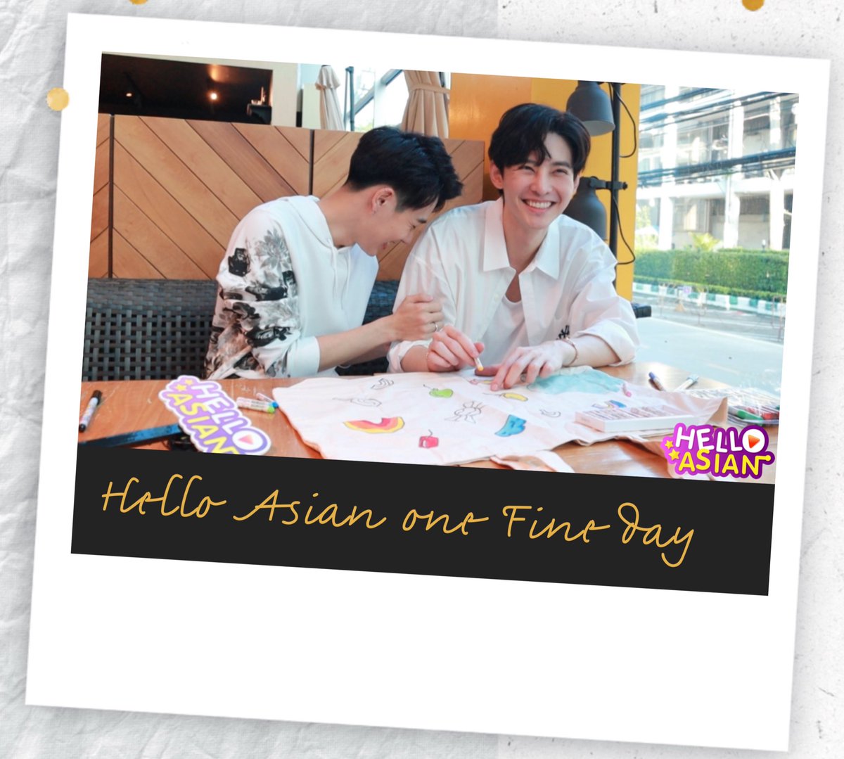 Hello_asian's tweet photo. Hello Asian one Fine Day EP.4 น้องนัท-น้องเพชร มานั่งทำของขวัญ x'mas คุยกันน่ารักแบบเนี้ยยยยยย 😊😌 
รอติดตามได้ที่ YouTube Hello Asian เสาร์ที่ 19 ธ.ค. นี้ค่ะ 
🥰 #นัทเพชร #Petchpigz #supanut #ลูกหมูของเพชร #myaries #Oxygentheseries https://t.co/vy7x7gqUnr