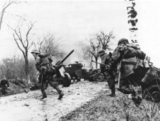 Officially termed Unternehmen Wacht am Rhein, the Ardennes Offensive or Battle of the Bulge, was the last major German campaign on the Western Front during WW2.1/