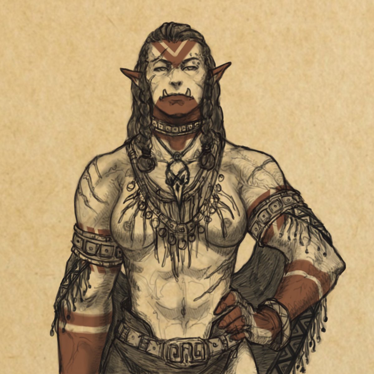 peterlindesign's tweet photo. Orc girls? Orc girls. https://t.co/7dMKC0oSIg