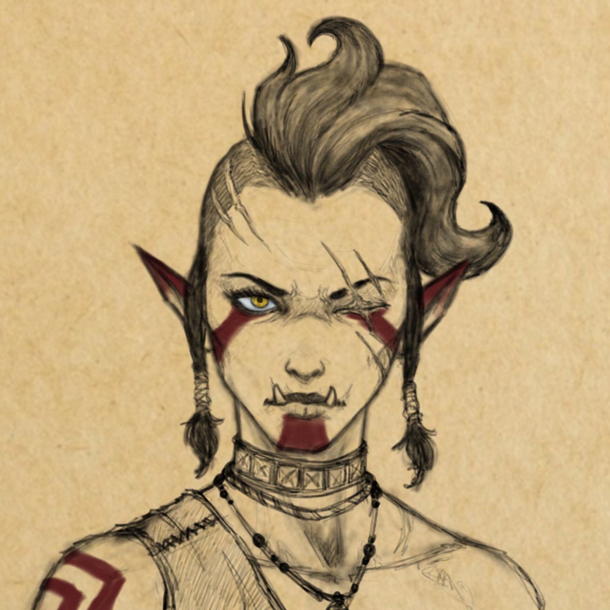 peterlindesign's tweet photo. Orc girls? Orc girls. https://t.co/7dMKC0oSIg