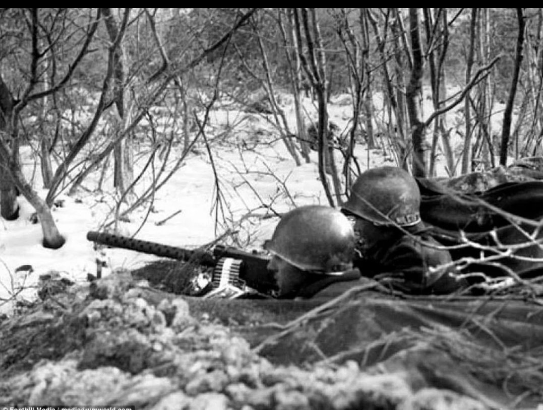 For example, the U.S 110th Infantry Regt, 28th Infantry Division, suffered a casualty rate of 90%, with just 500 men left from a 5,000 force after holding back the Germans as long as they could. The Allied troops held out in most areas long enough for reinforcements to arrive.7/