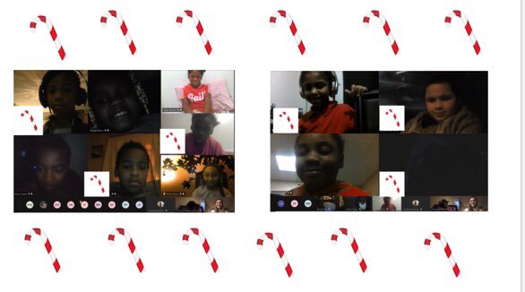 marionlaw_dpscd's tweet photo. Day 2 of MLA Holiday Spirt Week! Scholars &amp; staff wore red and white for Candy Cane Day! #HolidaySpiritWeek #SpiritWeek2020 #HolidaySeason  #Joy #MLA #ROAR #DPSCD #Fun #VirtualSpiritWeek! ☃️🎅🏾 https://t.co/1Yy5zPwFTC