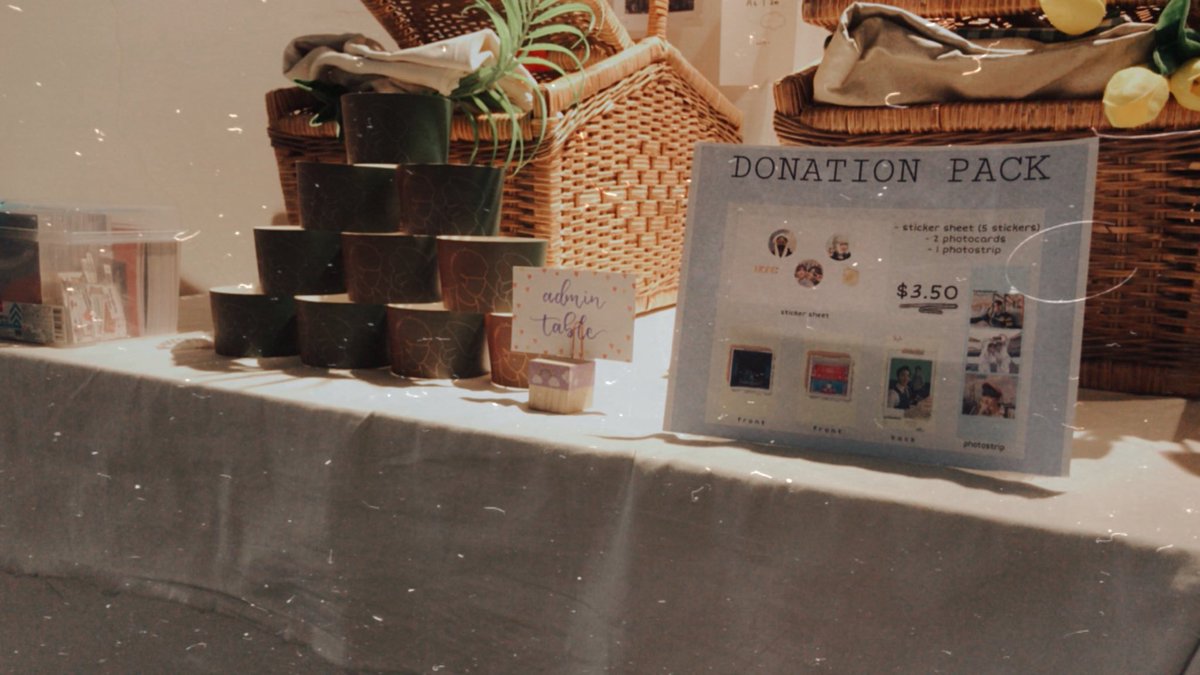 goldenworldcafe's tweet photo. along with the collection of gifts at the admin table, we also have donation packs going at $3.50 each !! 

do come take a look if you're interested ☺️☺️ https://t.co/q0RguIf7CX