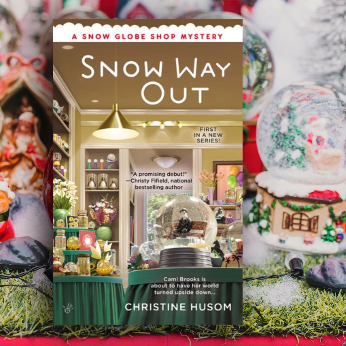 TheCozyDevotee's tweet photo. Starting ‘Snow Way Out’ book 1 in the Snow Globe Shop Mystery series. I LOVE snow globes. Something about a little picturesque world captured. I always try to find a tiny snow globe when I travel somewhere or Brandon will pick me up a souvenir. They’re just so fun. #cozymystery https://t.co/6lXi6Psz6d