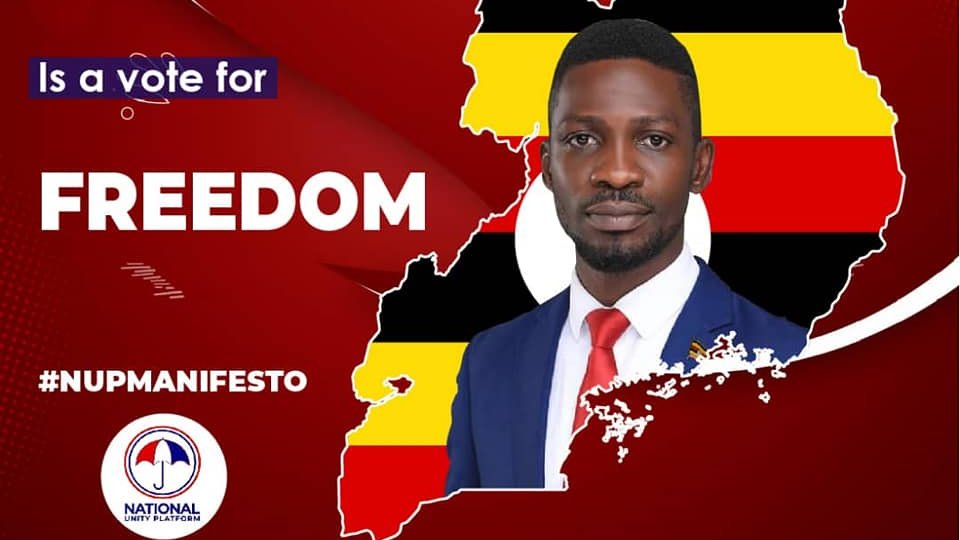Vote_BobiWine's tweet photo. A vote for KYAGULANYI SSENTAMU ROBERT is a vote for FREEDOM. Freedom cannot be bestowed — it must be achieved.
#WeAreRemovingADictator #Kyagulanyi4President #KyagulanyiCampaigns #KyagulanyiForPresident https://t.co/E2hR6lCJcv