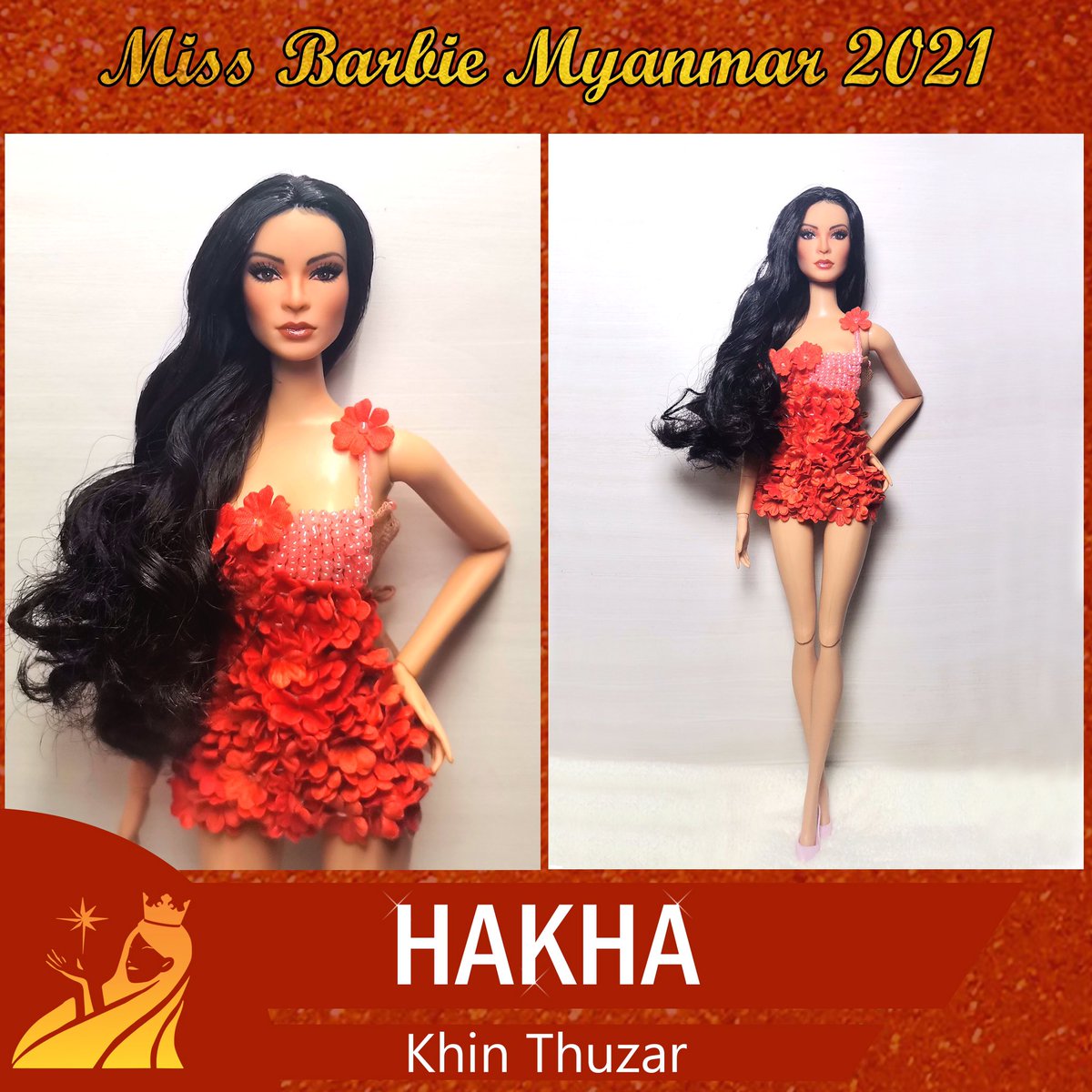 BarbieMyanmar's tweet photo. 💫Official Confirmation💫

▪️Name - Khin Thuzar
▪️Age - 19
▪️City - Hakha
▪️Education - 2nd year ( Eco ) Distance
▪️Occupation - Student
▪️Doll Director - William Kaung Kyaw

#MBU #MBI #MBM
#MissBarbieUniverse
#MissBarbieInternational
#RoadToMissBarbieMyanmar2021 https://t.co/PbUxLLt5vI
