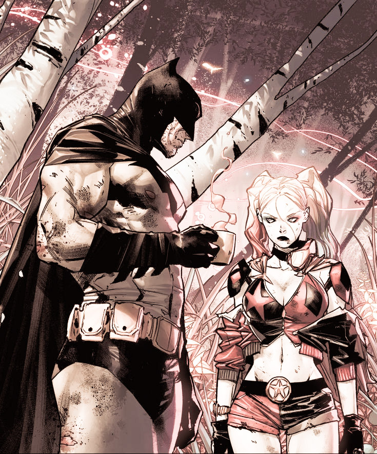 ᅠ
ᅠ
     
 Tea time with the bubbly jester has never been pleasant but for this once she seems to understand what's at stake here all the while being a remarkable aid of late against the new strand of joker toxins developed by punchline. 
ᅠ

ㅤ