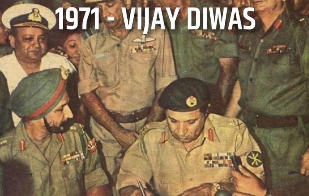 MPR7379's tweet photo. 49 years ago the enemy surrendered and bowed down to the brave Indian Army! Salute to the valor and sacrifice of our soldiers! #VijayDiwas #IndianArmy https://t.co/zFw8H16J4k