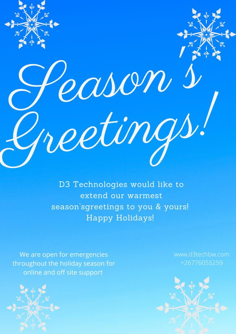 d3_technologies's tweet image. Happy Holidays 🎄🎉