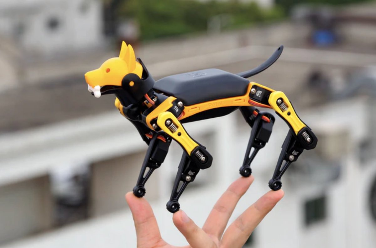 Palm-sized DIY AI Robot Dog Petoi Bittle Oozes STEM: gadizmo.com/palm-sized-diy… #Robots