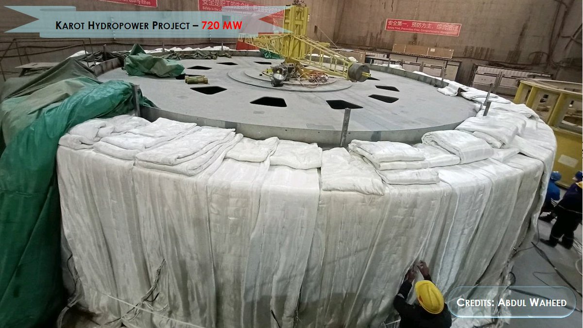 HydropowerPk's tweet photo. Electro-Mechanical works at Karot Hydropower Project (720MW)
#GENERATOR #Rotor #Stator #KarotHPP #720MW #CPEC #Pakistan https://t.co/HnFti80wDr