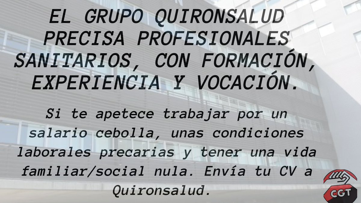 CGT.QUIRON.BCN tweet media