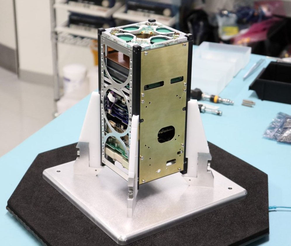 The engineering and qualification item for our next mission is taking shape. The MDASat-1 mission has three identical 2U #CubeSat and carries an updated version of the SDR AIS receiver flown on our #ZACube2 mission #MDASat1