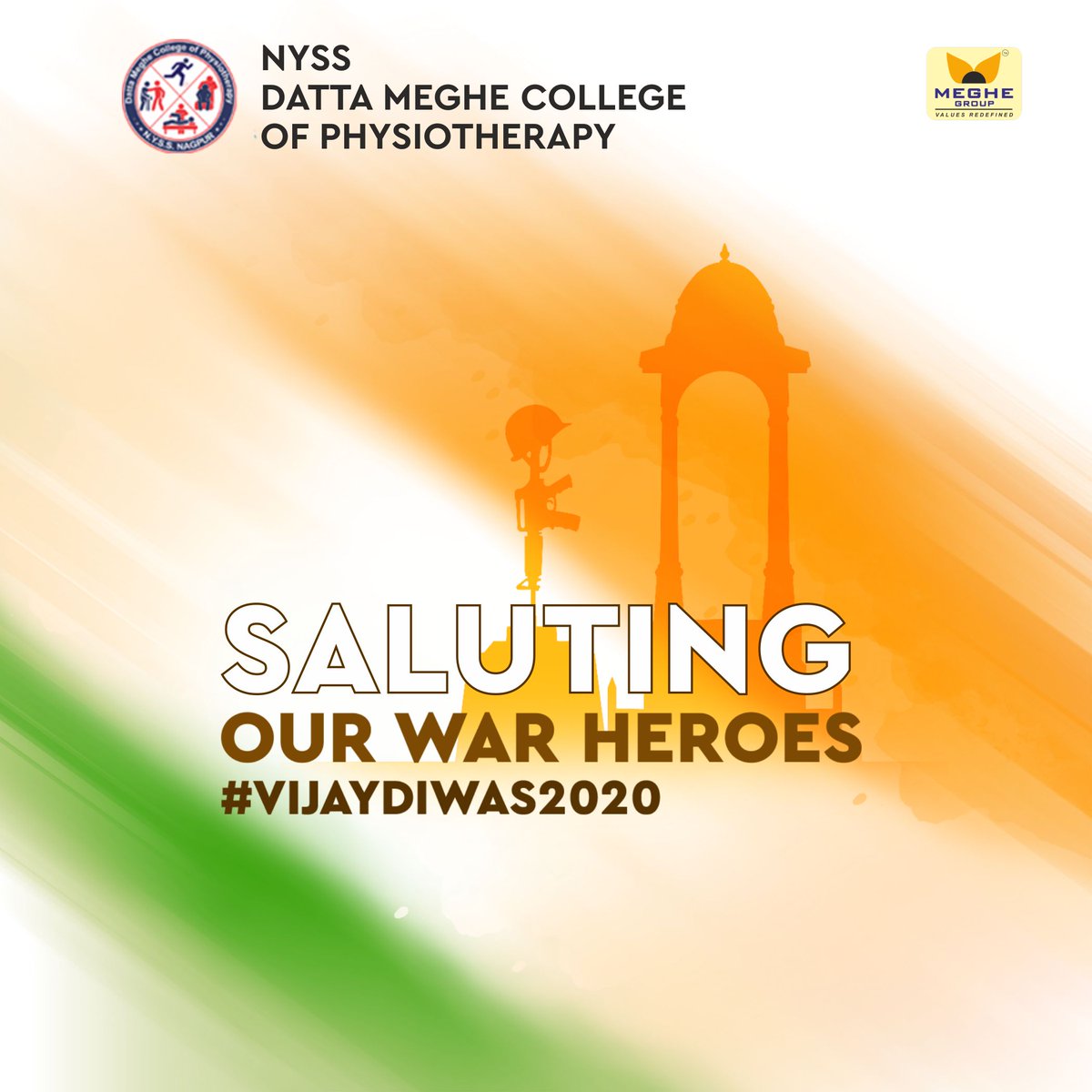 dmcopnagpur's tweet photo. December 16 will always be engraved on our hearts as a mark of pride and honour. Remembering the victory and the struggle of Indian soldiers on Vijay Diwas.
#VijayDiwas2020 #IndianSoldiers #Victory #Tributes #DMCOP https://t.co/65uddnWkzE