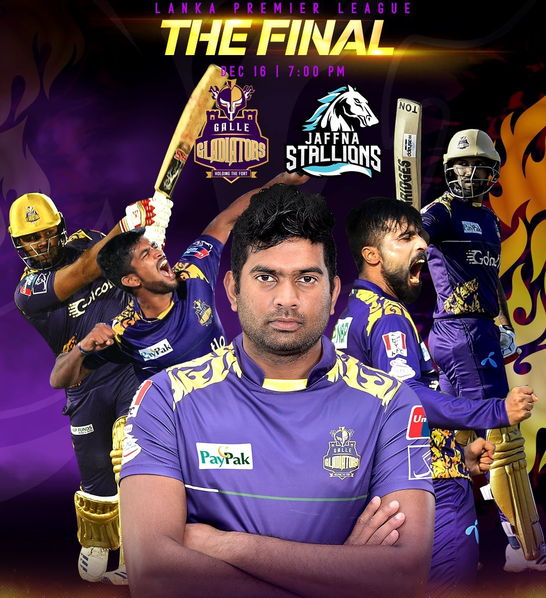 AkberAJaffri's tweet photo. All the best #GalleGladiators for the tonight's Finals against JS in the #LPLT20. #HoldingTheFort #GGvsJS @iNabeelHashmi @GalleGladiators https://t.co/SY6Yigx97d