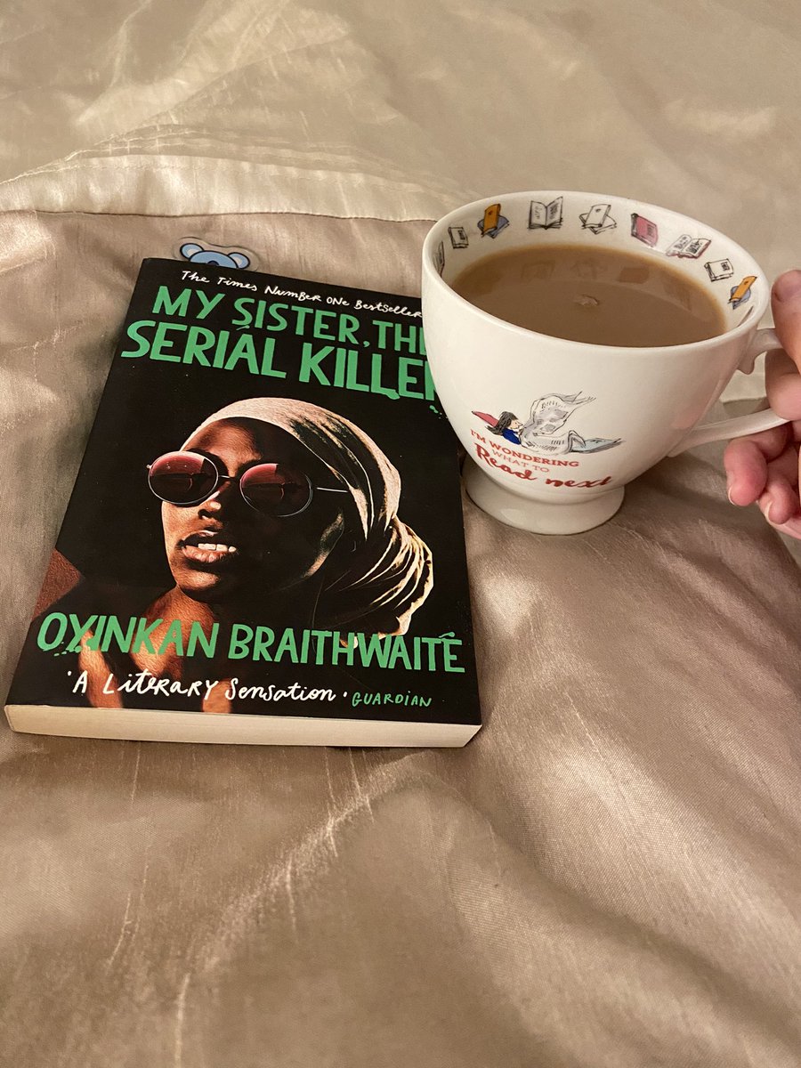Started this book this week. Who else has read this?!
#currentread #mysistertheserialkiller #oyinkanbraithwaite