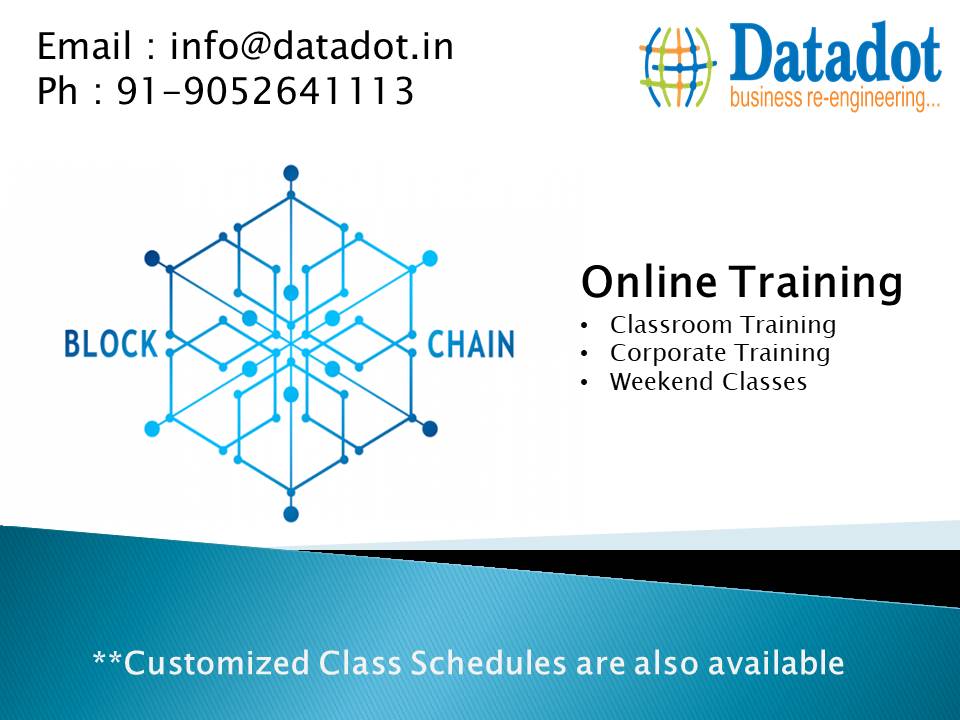 DatadotT's tweet image. Our Blog : datadottraining.blogspot.com…/blockchain-online-co…
Attend free demo : goo.gl/forms/m9gSZXmZ…
#blockchain #online #training #course #education #software #learning #career #knowledge #classes #students #datadot
For More info : datadot.in
Call us : 9052641113
