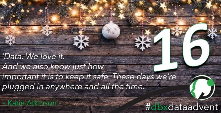 DbxUK's tweet image. 🌟 16th December 🌟 

#dbxdataadvent #dataprotection