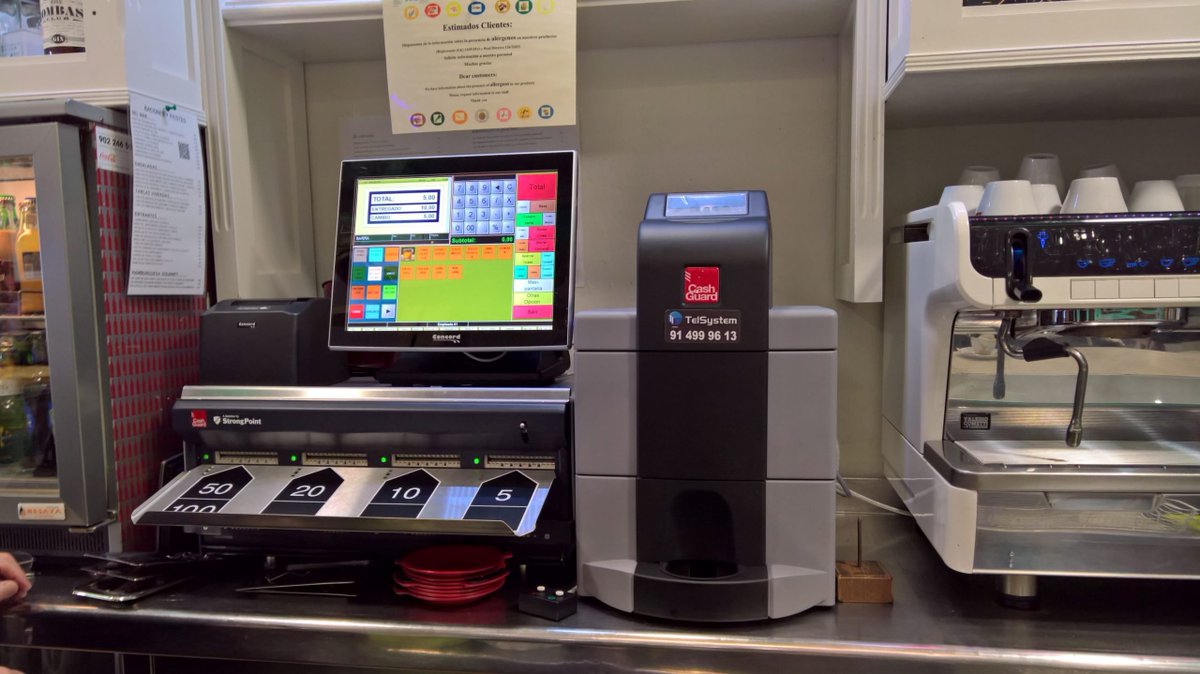cashguard_'s tweet photo. ¿Sabías que con máquinas de gestión de efectivo inteligentes puedes llegar a ahorrar hasta 1 hora al día por caja registradora? @portalhoreca #Telsystem #CashGuard #gestiondeefectivo #Cajoninteligente
https://t.co/mo3LlCpaQ6 https://t.co/6jSVH3Isne