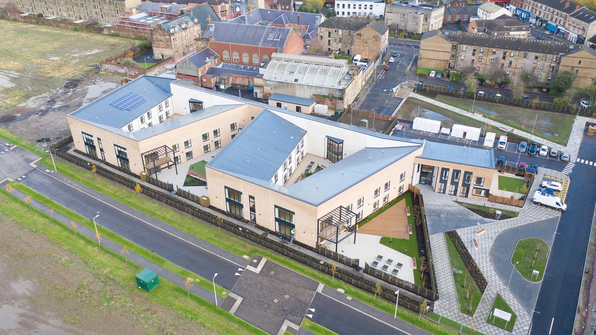 WDCouncil's tweet photo. Clydebank’s new care home, Queens Quay House has  welcomed its first residents to the £14.092 million state of the art care facility in December. 

You can read more on this here; https://t.co/92hVNxTpQM https://t.co/YfMDlwYaw5