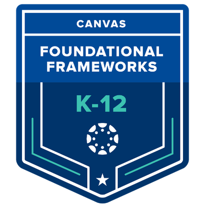 Look at me all official! This was a great program and I'm super excited to keep learning. #canvaslms #canvasfam #allthebadges