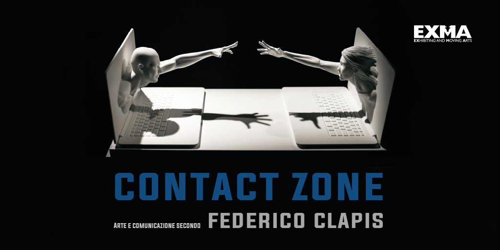 camuartemusei's tweet photo. Oggi si terrà l’inaugurazione online di “#ContactZone. Arte e comunicazione secondo #FedericoClapis”, curata da Simona Campus e realizzata in collaborazione con Antonio Manca ed Evina Banci.
Appuntamento alle 19.15 sulla pagina Facebook di @ExmaCagliari
👉https://t.co/GhQ7rUHVtm https://t.co/YdoEG4ngLq