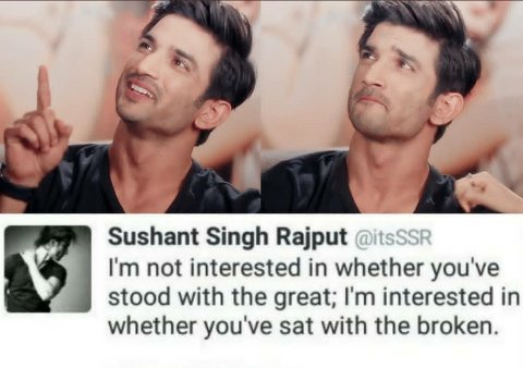 Everybody is standing, but you must stand out.

Everybody is breaking grounds; but you must breakthrough!

Everybody is going, but you must keep going extra miles!

Dare to be exceptional Out Of D Crowd!! 

#JusticeForSushantSinghRajput