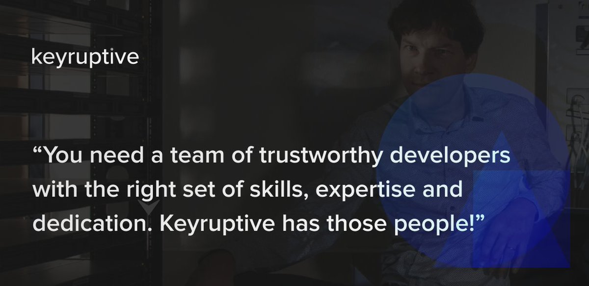 keyruptive's tweet photo. 🆕 Pascal Felber is one of Keyruptive's advisors, a computer scientist and professor at the @UniNeuchatel. In his opinion, security cannot be an afterthought in the era of #bigdata and #cloudcomputing, and trust is a key asset that takes time to build.  #keyruptiveteam #advisors https://t.co/9Wnhbl3Ge9