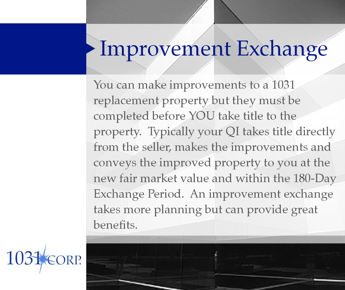 Improvement Exchanges