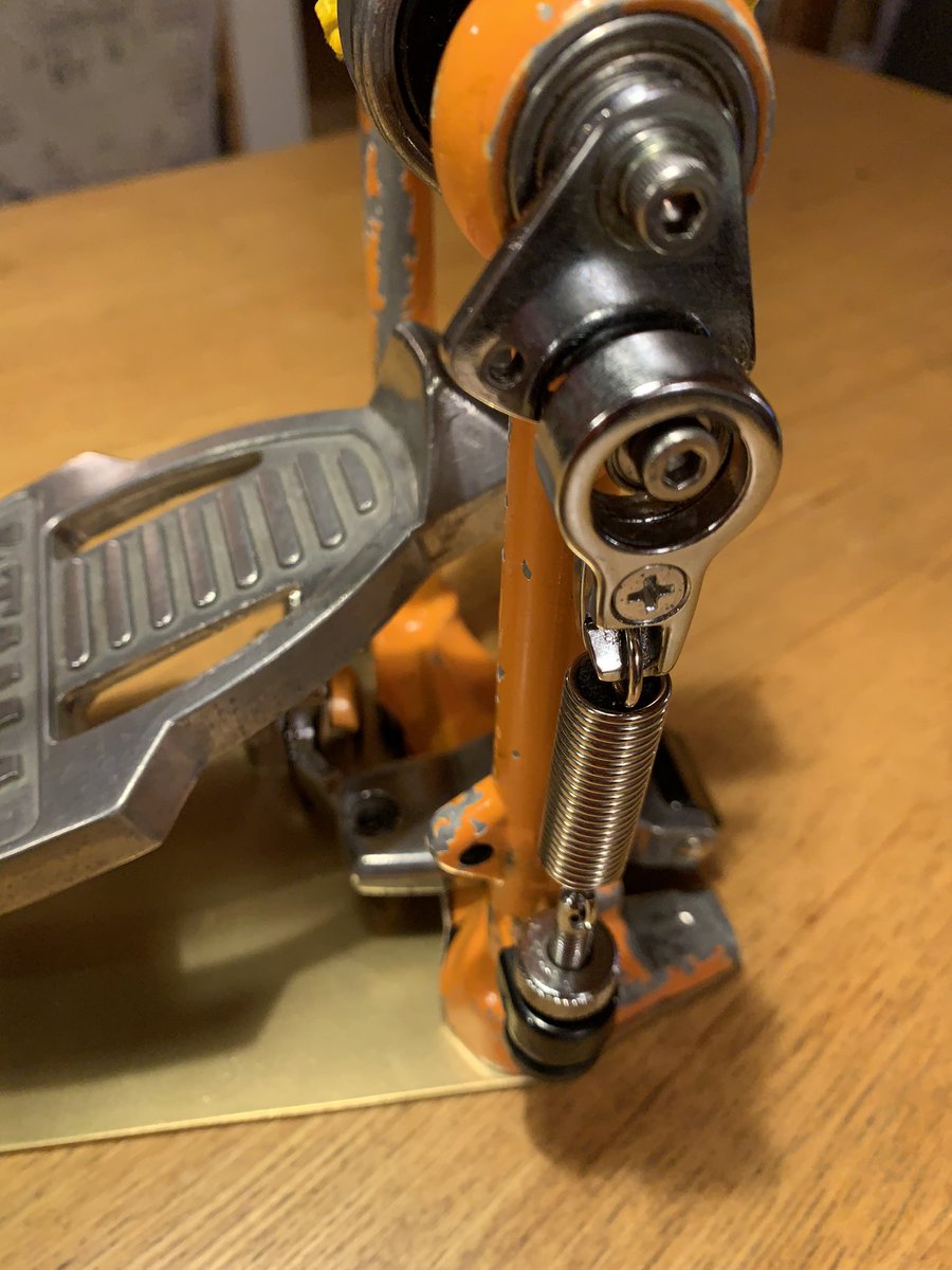 SILVERJET1969's tweet photo. ドラムのペダルをカスタマイズして
数年かかり、やっと完成。

#TAMA
#DRUMPEDAL
#DRUM
#OLDDRUMS
#BASSDRUM
#DRUMPARTSMIX
#TAMADRUMS
#PEARLDRUMS https://t.co/hwQytDQ1wq