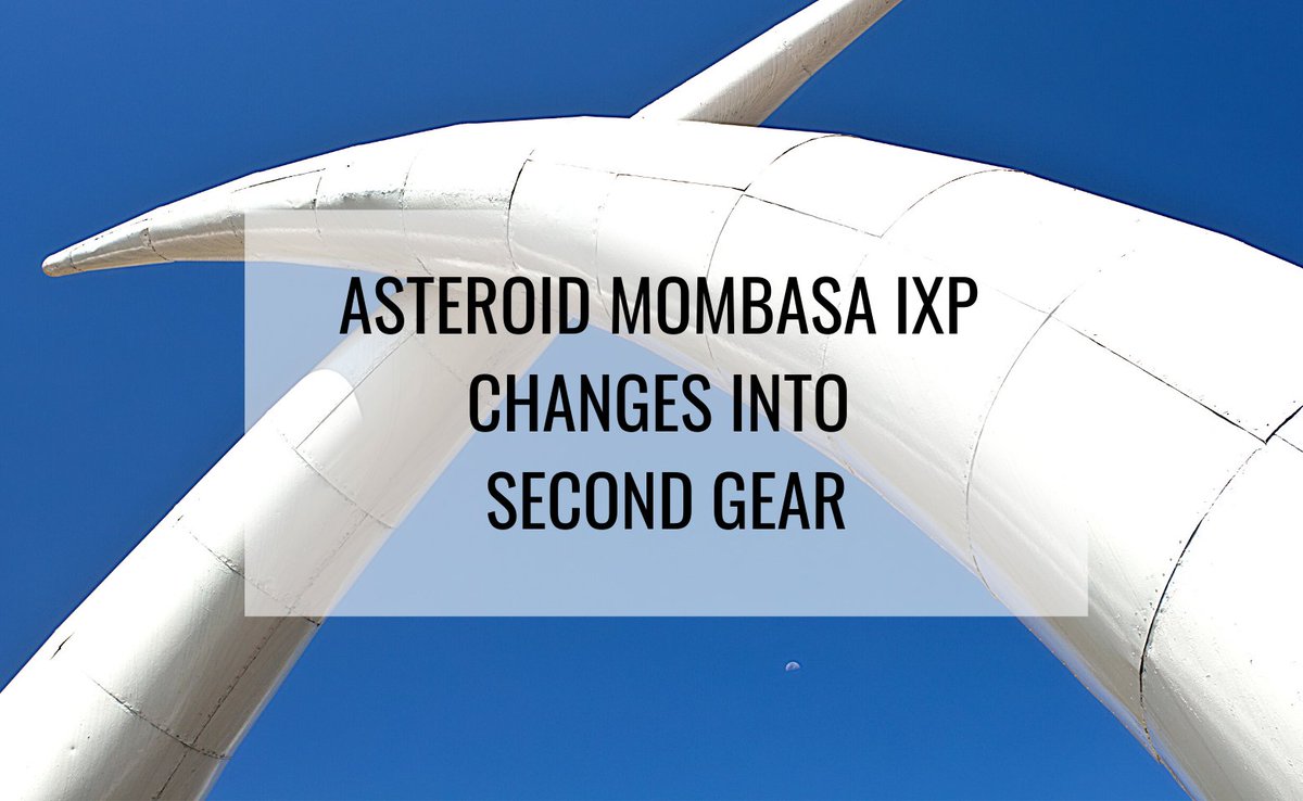 AsteroidHQ's tweet image. Asteroid is upgrading the infrastructure in Mombasa to deliver ports to meet existing growing demand: asteroidhq.com/news/138

#IXP #peering #interconnection #AsteroidMombasa #Mombasa #Kenya #Africa