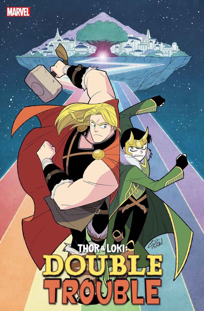 There's an upcoming Thor and Loki mini series from writer Mariko Tamaki and artist Gurihiru coming in March and it looks so fun I can't wait https://t.co/sVSybKY0uA
