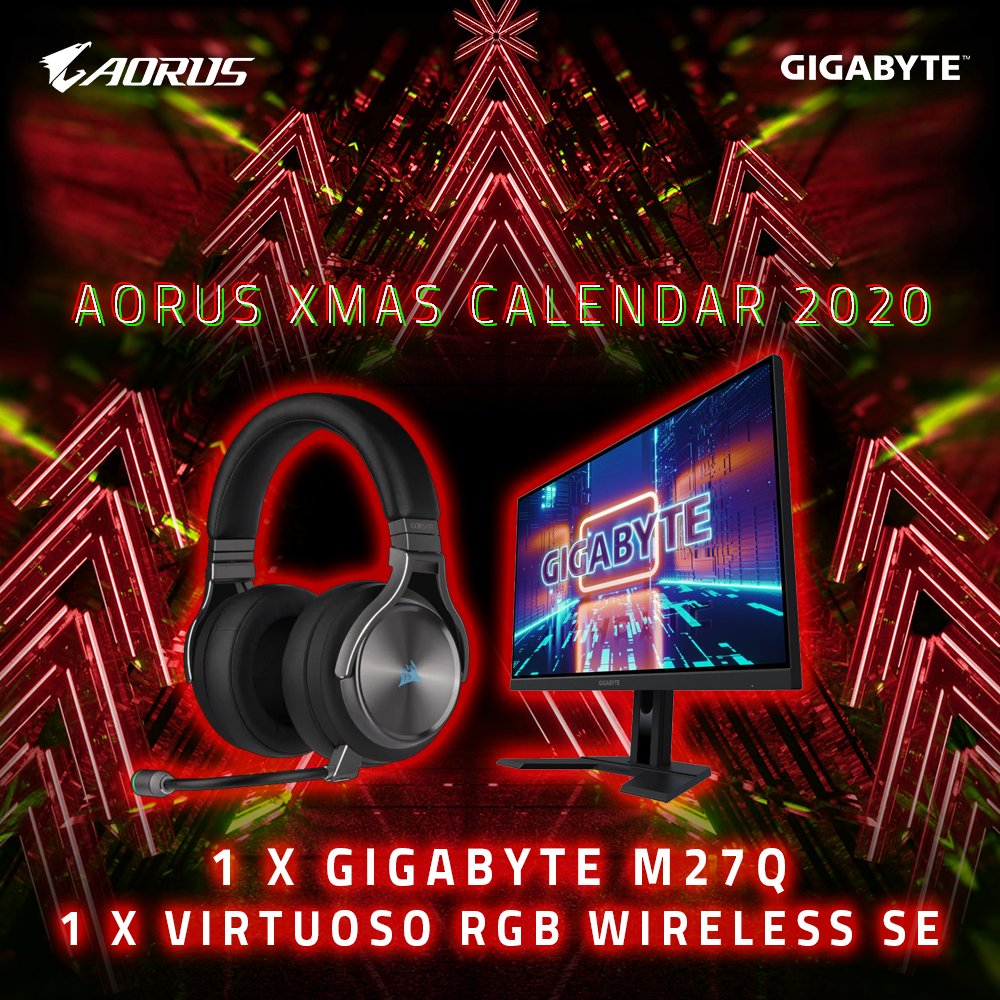AORUS_France's tweet photo. Bravo à @Kyoo420 qui va refaire son setup écran / casque pour noel grâce à GIGABYTE &amp; @CORSAIRFRA https://t.co/S1YFCYY1XD