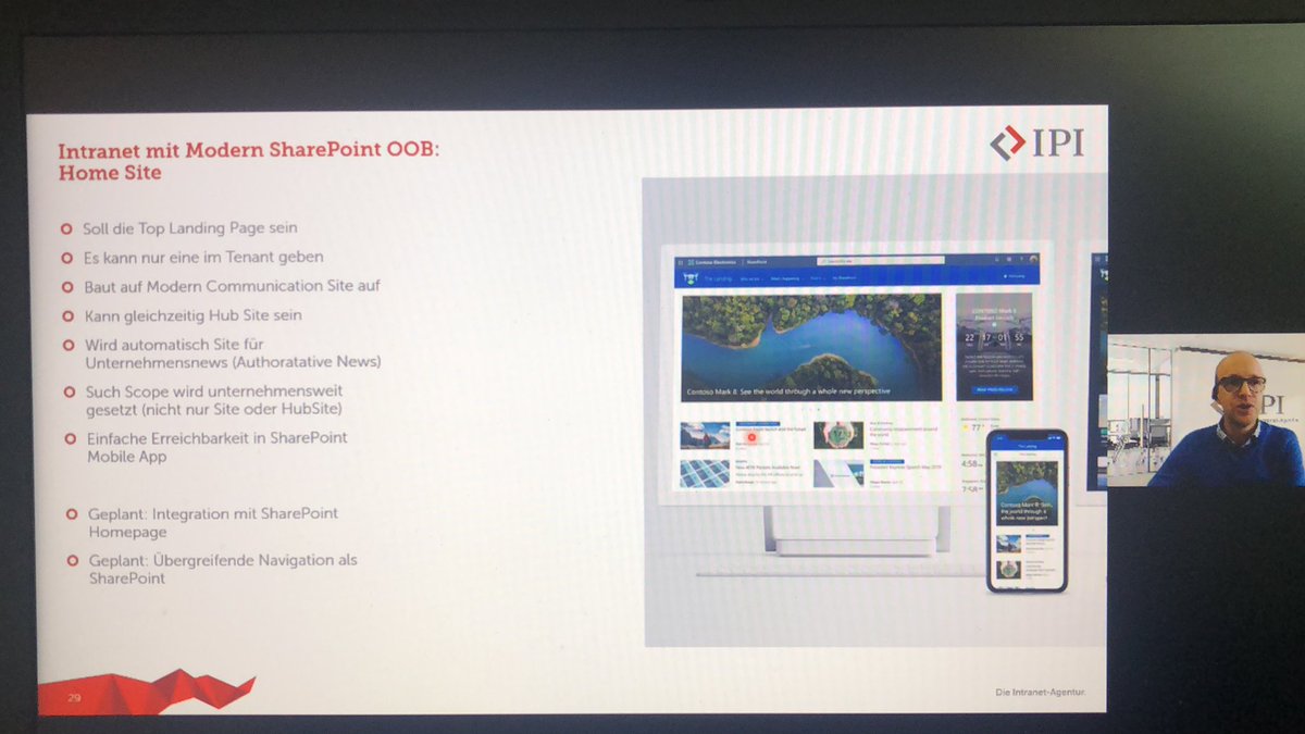 SharePoint2IPI's tweet photo. Intranet mit Modern SharePoint Out of the Box #sharepointsummit https://t.co/UXSETMoNhA
