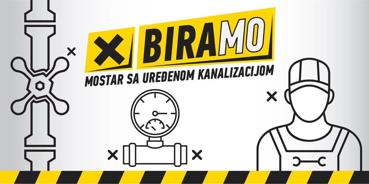 #biraMO uređen kanalizacijski sistem, izgradnju kanalizacijskih kolektora te osigurana sredstava za održavanje postrojenja za pročišćavanje voda.

#lokalniizboriMostar2020