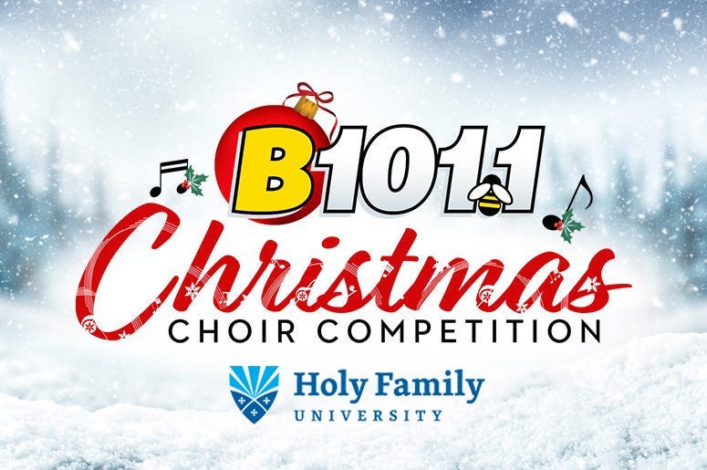 🎄🎶 It’s time to vote! Tune in to B101.1FM today to hear CEC’s rendition of “Let It Snow” and cast your vote to help us make it to the final round! Voting is open until 9 p.m.! Happy listening and Merry Christmas! 🎄🎶  Vote here: ow.ly/dJdE30roMrA