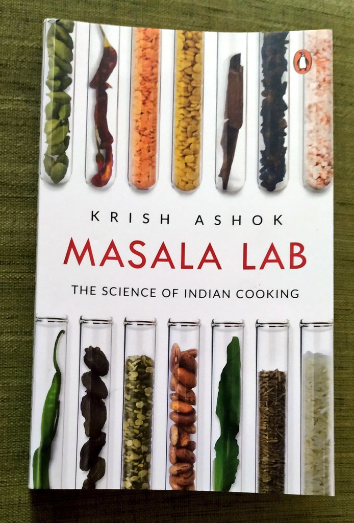asuph's tweet image. And it arrived. @krishashok's Masala Lab. Excited. And so is my 11yo who loves cooking, and has very high regard for #KrishAshok.