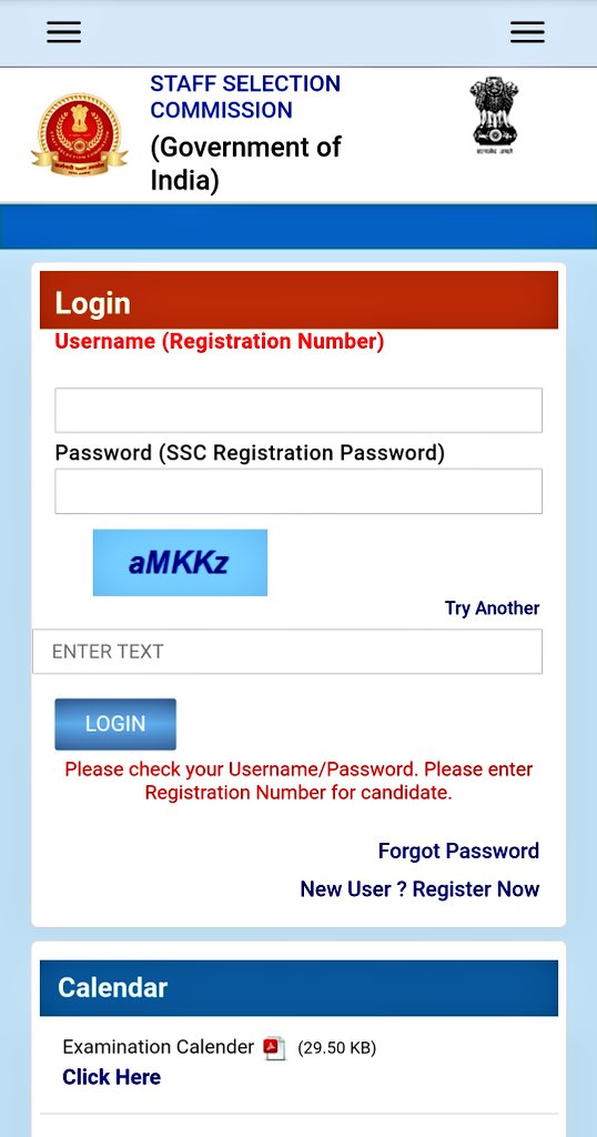 Harshit__maurya's tweet image. My username and password are correct but site show me that&apos;s incorrect. When i opened in morning, it was opening now at this time this mis informed me.
what can i do??

@SSCorg_in @PMOIndia @narendramodi #ssc_fix_server_problem #sscchsl #ssc_chsl