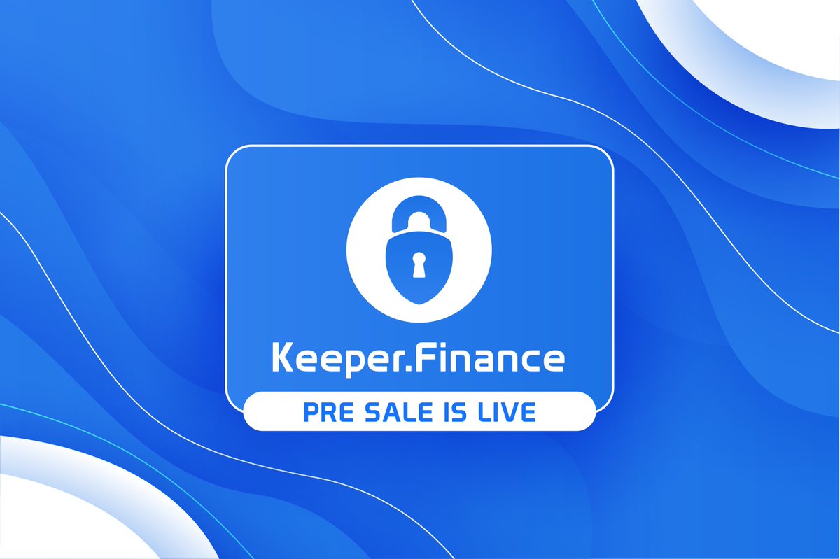Last chances to join PRE-SALE: keeper.finance/pre-sale