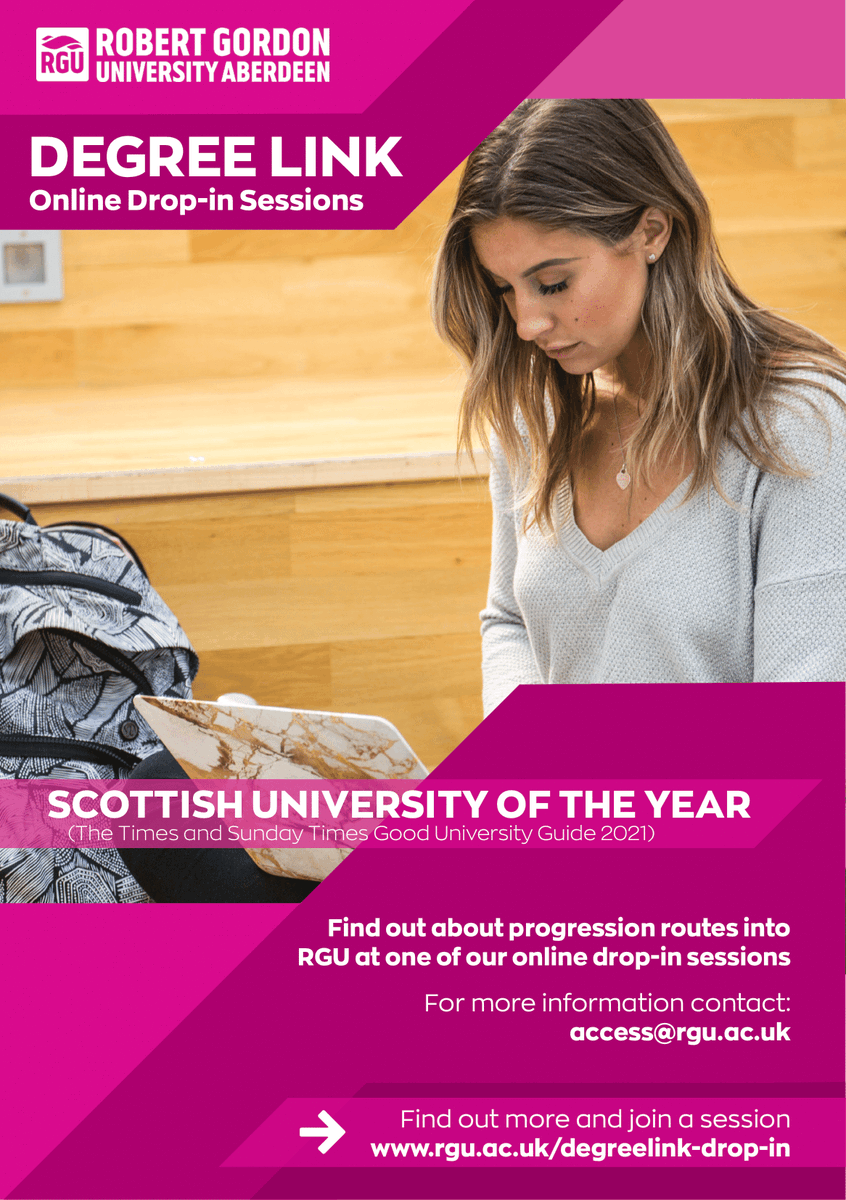 DanielMutchRGU's tweet photo. Today's final session of 2020 for the @RobertGordonUni
Online Degree Link programme is taking place at 2:00pm today! Today is a 'Focus on RGU Student Finance' session to find out more about the support and resources available. Join details below! 😀👍 @accessrgu https://t.co/sqNMW3O8Qh