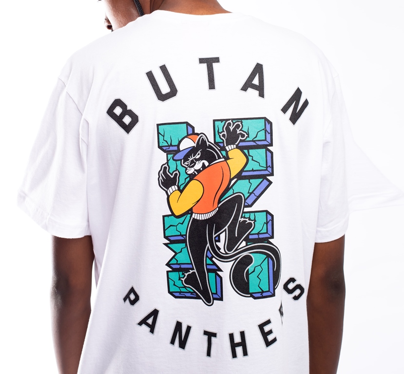 Butan_Official's tweet photo. The Butan Panthers Mascot t-shirt is also available in white. Features a panther graphic on the chest and back.
Available now from all our retailers nationwide & our online store - https://t.co/uUJS5mMoVY
#ButanSummer20 #ButanPanthers #HeedTheCall #ItsNotAgarmentItsApieceOfArt https://t.co/zLIBmGiC99