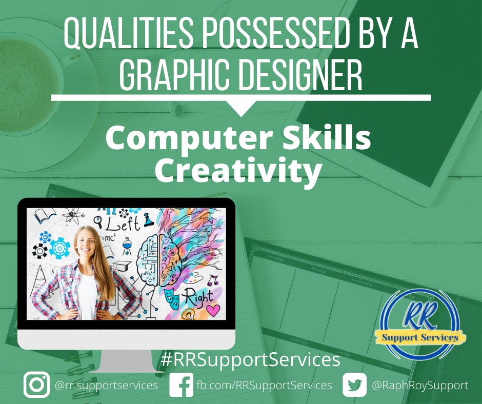 RaphRoySupport's tweet photo. Graphic Designers use specialized graphic design software to prepare the layout and designs. It is a must they have the ability to think outside the box too.

#virtualAssistant
#freelance
#graphicDesign
#smmService
#VAServices
#design
#RRSupportServices https://t.co/heqhHayNtW
