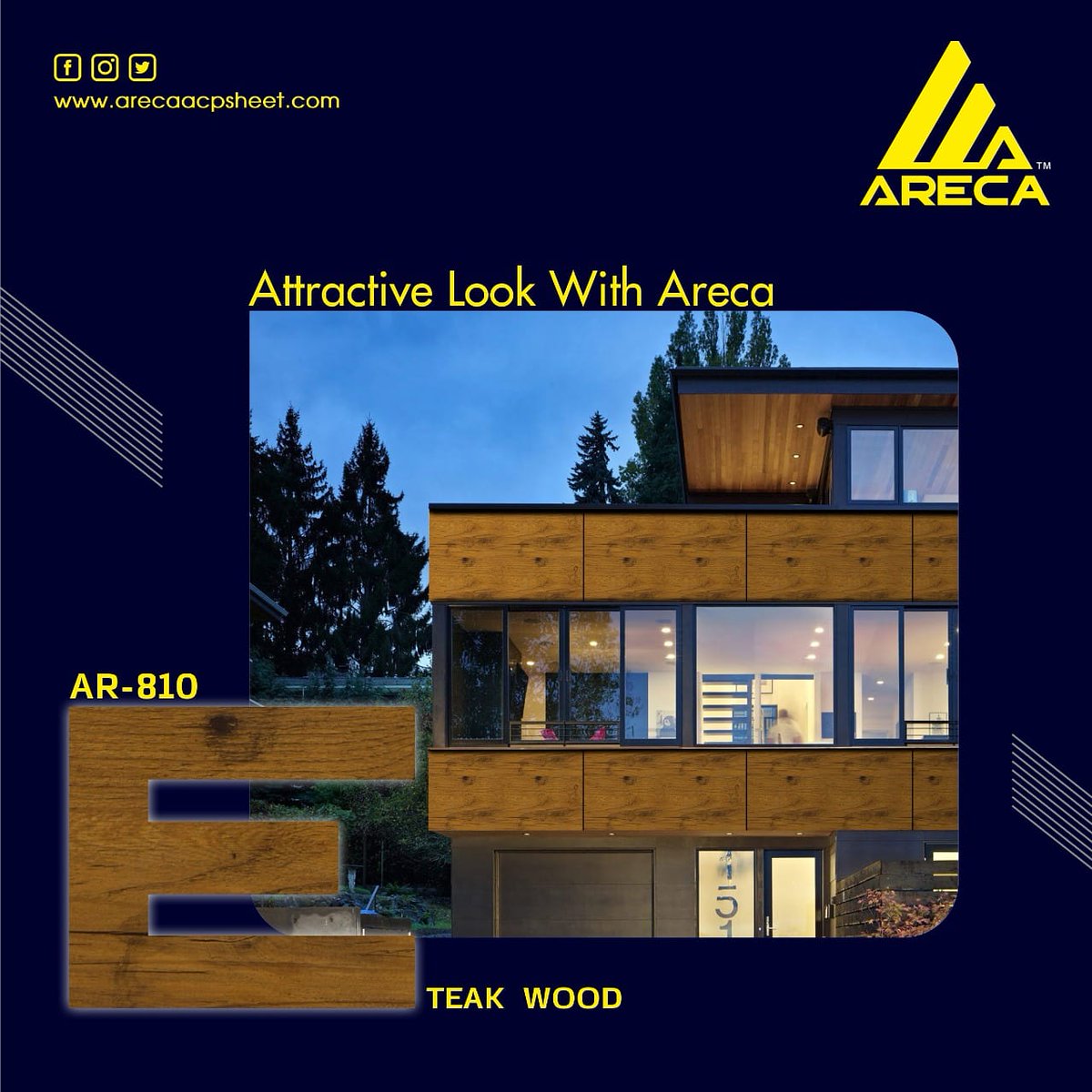 acpsheet's tweet photo. Areca ACP wooden series 
8x4 feet 10x4 feet 12x4 feet
.
.
Attractive Look with Areca
.
.
#acppanel #acp #aluminumcompositepanel #aluminiumcompositepanel #acm #aluminumcompositematerial #aluminumcomposite #aluminiumcomposite #aluminiumcompositepanels #aluminiocomposto https://t.co/GVYEqhiFOL