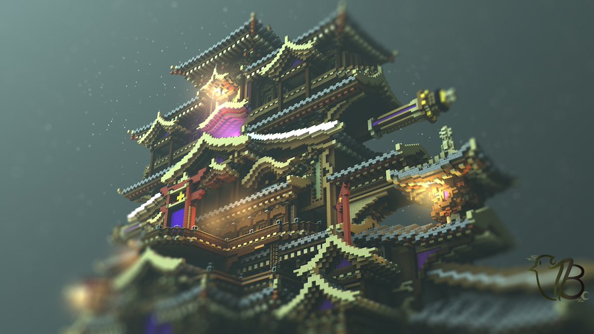 MishiroBuilds's tweet image. Built by: 梦想
#minecraft建築コミュ
