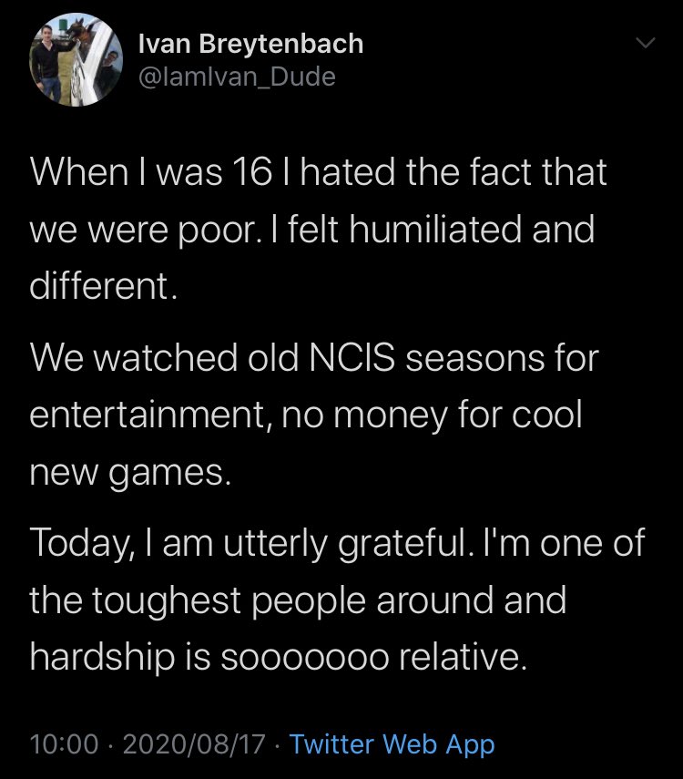 the time ivan told us about his hard knock life